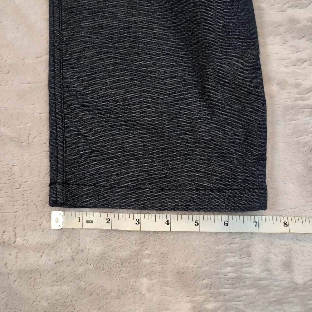Lululemon ABC Pant Classic Mens Size 36x33 Gray Tech Canvas Straight Five Pocket